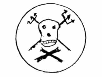 Ponto Riscado Exu Caveira